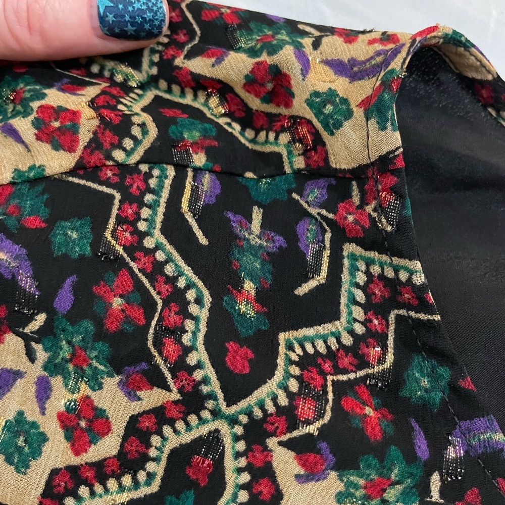 LOFT Multicolor Patterned Mini Dress - Picture 12 of 13